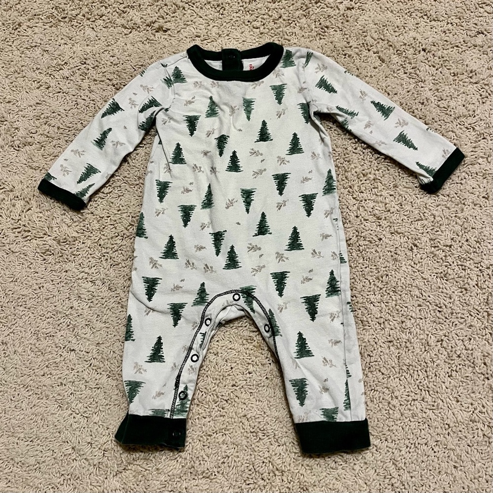 Burts Bees Baby Evergreen Baby Romper 3-6 months